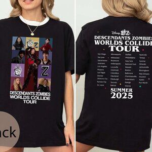 Descendants Zombies Worlds Collide Tour Shirt, Summer Music Festival 2025 Tee 24